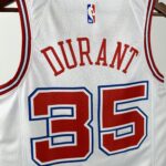 Camiseta Regata Basquete NBA Houston Rockets City Hi-Town 7 Durant Edition Branca 2025 Nike - Imagem 8