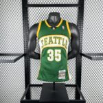 Camiseta Regata NBA Seattle Supersonics 35 Durant Mitchell & Ness Verde 2007/08