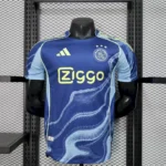 Camisa Ajax Away Versão Jogador 25/2026 Azul Adidas