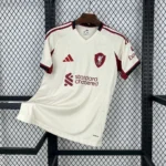 Camisa Liverpool Away Versão Torcedor 2025/2026 Branca Adidas