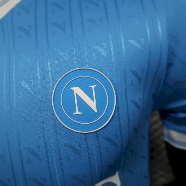 Camisa Napoli Home Versão Jogador 25/2026 Azul EA7 Armani - Imagem 3