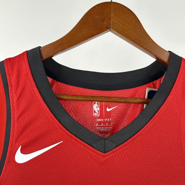 2349e739 Camiseta Regata Basquete NBA Houston Rockets 7 Durant Icon Edition Vermelha 2025 Nike - Imagem 4