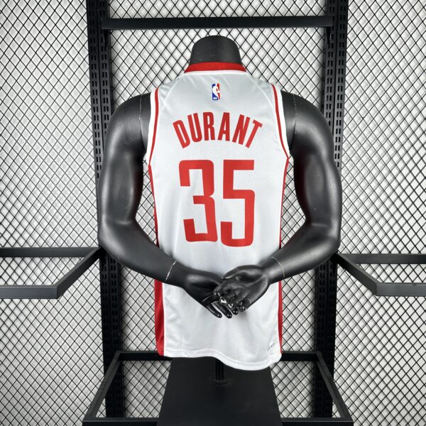 3482349f Camiseta Regata Basquete NBA Houston Rockets 35 Durant Association Edition Branca 2025 Nike - Imagem 2