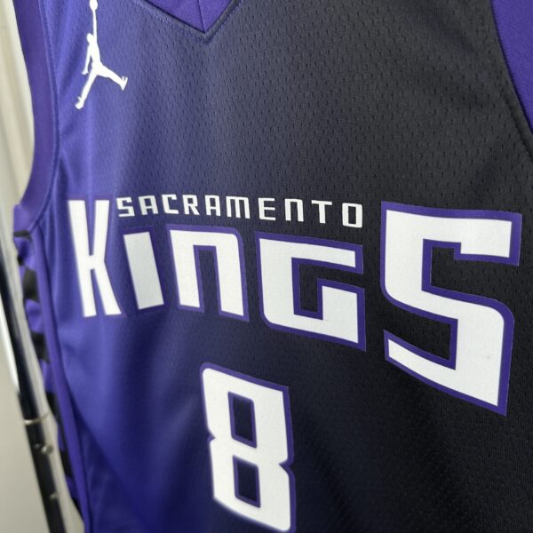 Camiseta Regata Basquete NBA Sacramento Kings 8 Lavine Statement Edition 2025 Roxa Jordan - Imagem 6