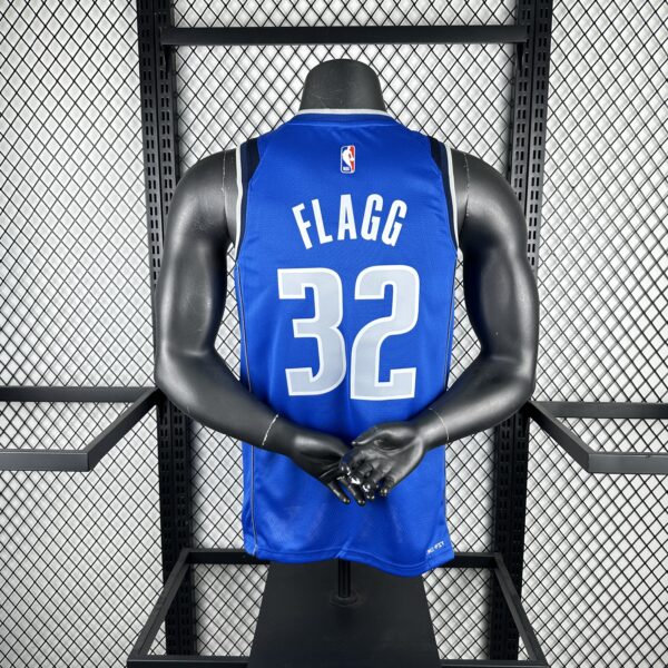 Camiseta Regata NBA Dallas Mavericks 32 Flagg Icon Edition Azul 2025 Nike - Imagem 2