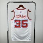 Camiseta Regata Basquete NBA Houston Rockets City Hi-Town 7 Durant Edition Branca 2025 Nike - Imagem 11