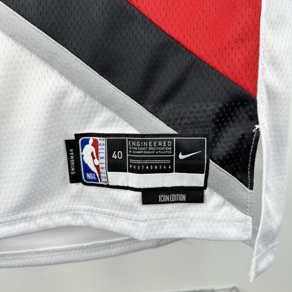 Camiseta Regata Basquete NBA Portland Trail Blazers Association Edition 2025 Branca Nike - Imagem 5