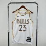 Camiseta Regata Basquete NBA Chicago Bulls 23 Jordan City Edition 2025 Branco Nike - Imagem 12
