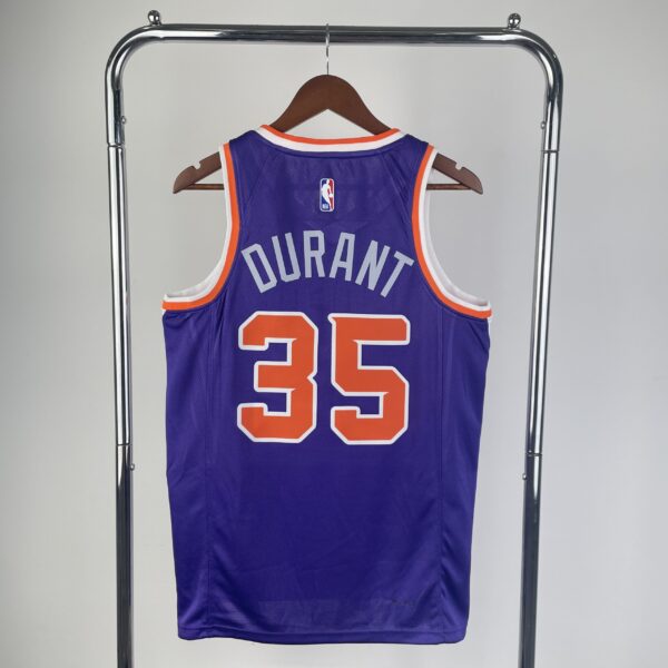 Camiseta Regata Basquete NBA Phoenix Suns 35 Durant Icon Edition 2025 Roxo Nike - Imagem 2