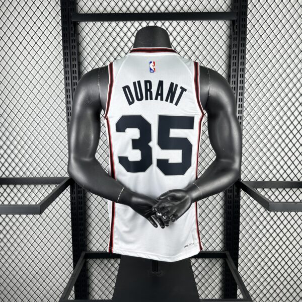 6552c484 Camiseta Regata Basquete NBA Houston Rockets City 7 Durant Edition Branca 2025 Nike - Imagem 9