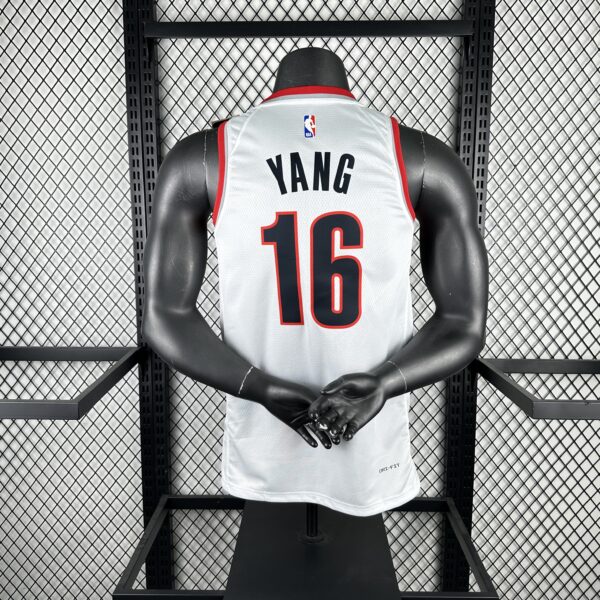 Camiseta Regata Basquete NBA Portland Trail Blazers Association Edition 2025 Branca Nike - Imagem 9