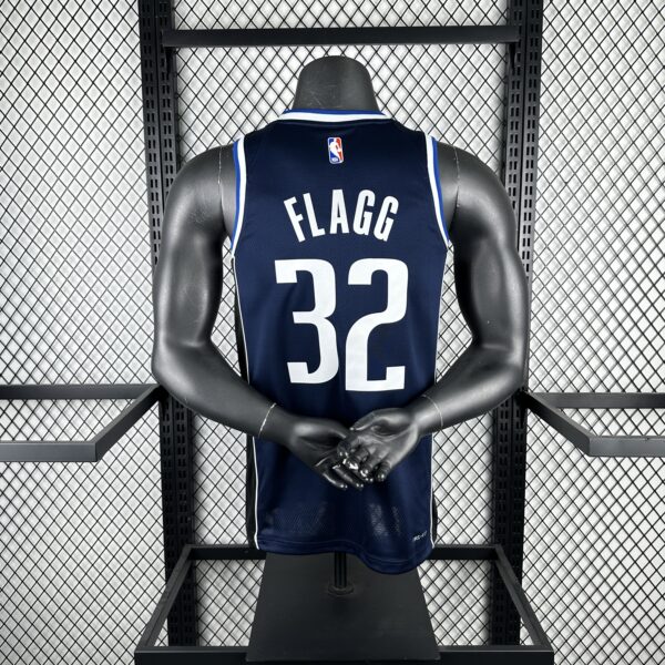 676639d9 Camiseta Regata NBA Dallas Mavericks 32 Flagg Statement Edition Azul Marinho 2025 Jordan - Imagem 2