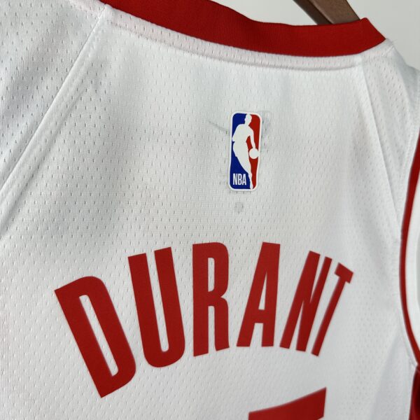 6a949bf7 Camiseta Regata Basquete NBA Houston Rockets 35 Durant Association Edition Branca 2025 Nike - Imagem 8