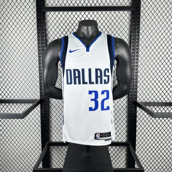 Camiseta Regata NBA Dallas Mavericks 32 Flagg Association Edition Branca 2025 Nike - Imagem 1