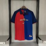 Camisa Retrô Barcelona 100th Aniversário 1999 Nike