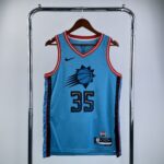 Camiseta Regata Basquete NBA Phoenix Suns 35 Durant City Edition 2025 Azul Nike
