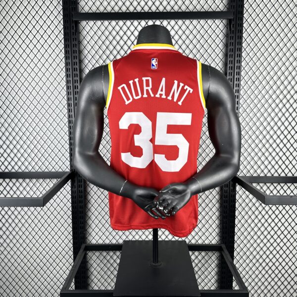 748a4119 Camiseta Regata Basquete NBA Retrô Houston Rockets City 7 Durant Edição Anos 90 Vermelha 2025 Nike - Imagem 2