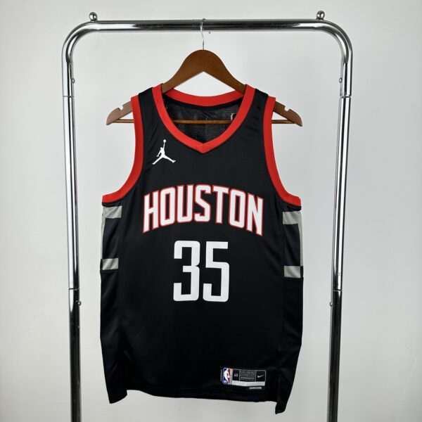 7ab68e0f Camiseta Regata Basquete NBA Houston Rockets 7 Durant Statement Edition Preta 2025 Jordan - Imagem 10