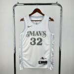 Camiseta Regata NBA Dallas Mavericks 32 Flagg City Edition Branca 2025 Nike - Imagem 9