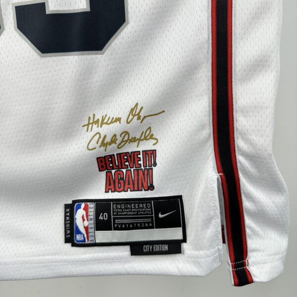 957de389 Camiseta Regata Basquete NBA Houston Rockets City 7 Durant Edition Branca 2025 Nike - Imagem 5