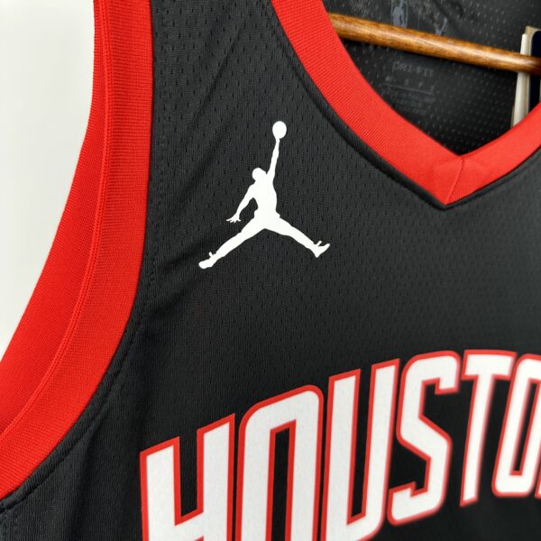 96b274bb Camiseta Regata Basquete NBA Houston Rockets 7 Durant Statement Edition Preta 2025 Jordan - Imagem 3