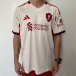 Camisa Liverpool Away Versão Torcedor 2025/2026 Branca Adidas