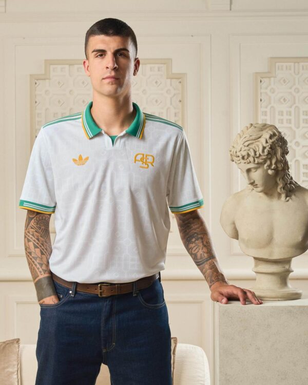 Terceira-camisa-da-AS-Roma-2025-2026-adidas-5 Camisa Roma Third Versão Torcedor 25/2026 Branca Adidas - Imagem 7