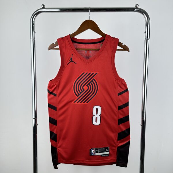 a26b41ee Camiseta Regata Basquete NBA Portland Trail Blazers Statement Edition 2025 Vermelha Nike - Imagem 10