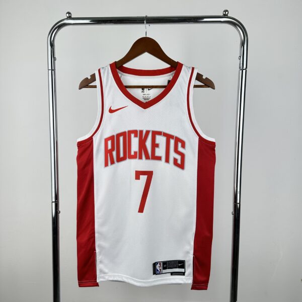 a389f4a4 Camiseta Regata Basquete NBA Houston Rockets 35 Durant Association Edition Branca 2025 Nike - Imagem 12