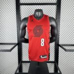 Camiseta Regata Basquete NBA Portland Trail Blazers Statement Edition 2025 Vermelha Nike