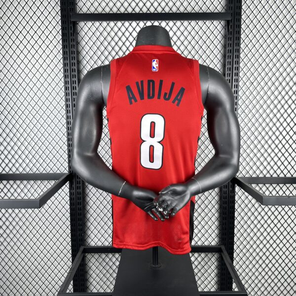 a955f80e Camiseta Regata Basquete NBA Portland Trail Blazers Statement Edition 2025 Vermelha Nike - Imagem 9