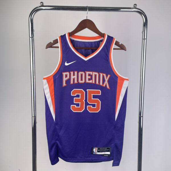 Camiseta Regata Basquete NBA Phoenix Suns 35 Durant Icon Edition 2025 Roxo Nike - Imagem 1
