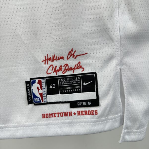 aa2b64c7 Camiseta Regata Basquete NBA Houston Rockets City Hi-Town 7 Durant Edition Branca 2025 Nike - Imagem 6