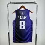 Camiseta Regata Basquete NBA Sacramento Kings 8 Lavine Statement Edition 2025 Roxa Jordan - Imagem 2