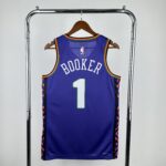 Camiseta Regata Basquete NBA Phoenix Suns 1 Booker City Edition 2025 Roxa Nike - Imagem 11