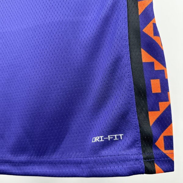 b7c3e97b Camiseta Regata Basquete NBA Phoenix Suns 1 Booker City Edition 2025 Roxa Nike - Imagem 9