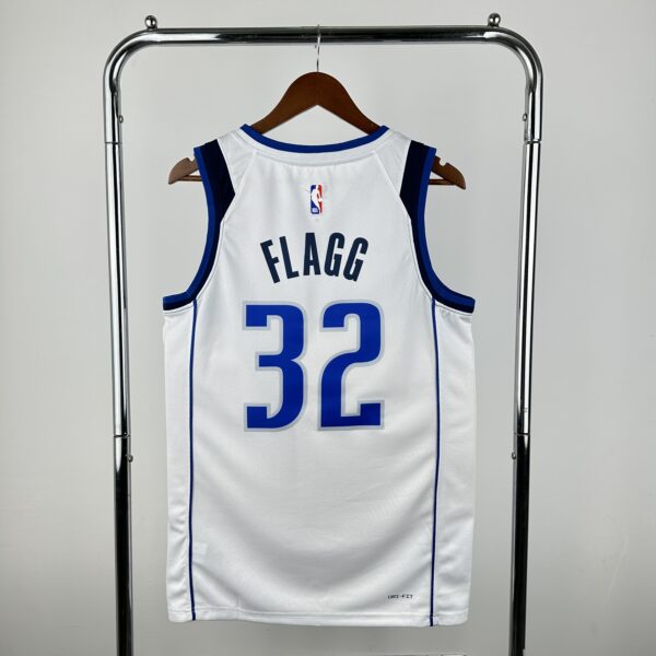 Camiseta Regata NBA Dallas Mavericks 32 Flagg Association Edition Branca 2025 Nike - Imagem 10