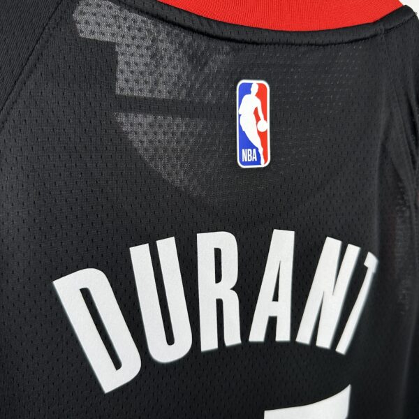 c8fb86d1 Camiseta Regata Basquete NBA Houston Rockets 7 Durant Statement Edition Preta 2025 Jordan - Imagem 8