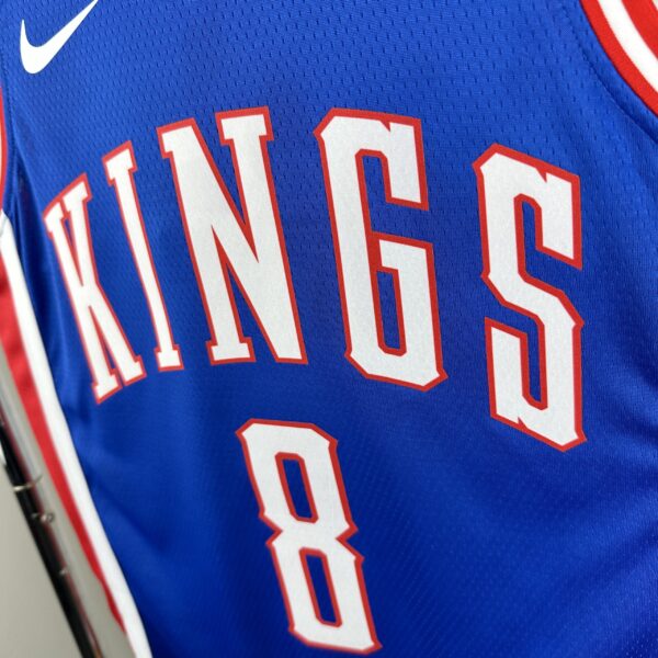 Camiseta Regata Basquete NBA Sacramento Kings 8 Lavine City Edition 2025 Azul Nike - Imagem 5