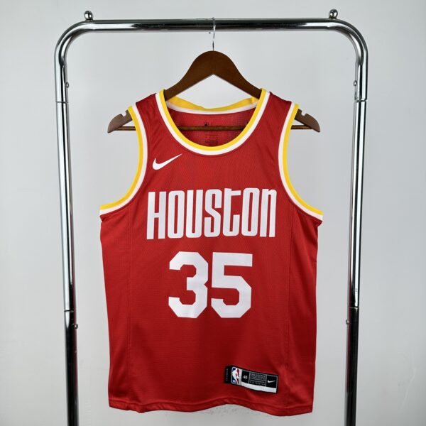 d238464b Camiseta Regata Basquete NBA Retrô Houston Rockets City 7 Durant Edição Anos 90 Vermelha 2025 Nike - Imagem 7