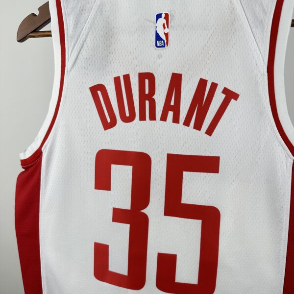 d45a327e Camiseta Regata Basquete NBA Houston Rockets 35 Durant Association Edition Branca 2025 Nike - Imagem 7