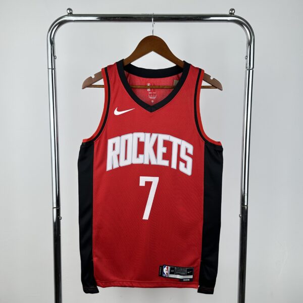 de09cb4e Camiseta Regata Basquete NBA Houston Rockets 7 Durant Icon Edition Vermelha 2025 Nike - Imagem 12