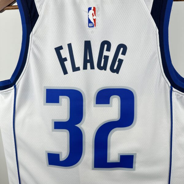 Camiseta Regata NBA Dallas Mavericks 32 Flagg Association Edition Branca 2025 Nike - Imagem 8