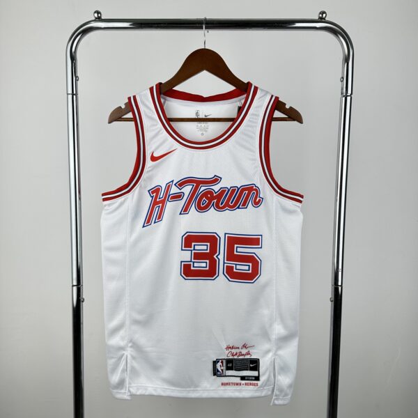 f13ff92b Camiseta Regata Basquete NBA Houston Rockets City Hi-Town 7 Durant Edition Branca 2025 Nike - Imagem 10