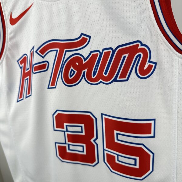 fafa6f6d Camiseta Regata Basquete NBA Houston Rockets City Hi-Town 7 Durant Edition Branca 2025 Nike - Imagem 5