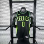 Camiseta Regata Basquete NBA Boston Celtics 0 Tatum City Edition 2025 Preta Nike