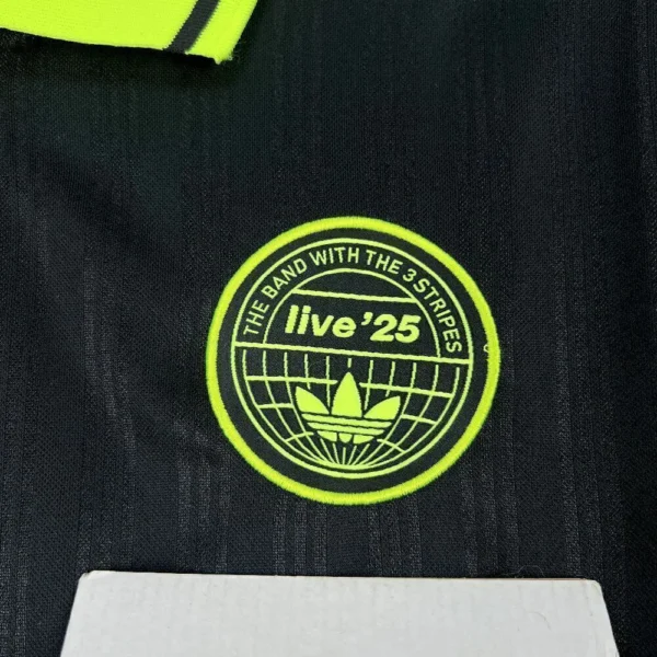 2025082316300035-5310d2d420b93cde6417561485505189-1024-1024 Camisa Oasis Jacquard Tour 2025/2026 Preta Verde Adidas - Imagem 2