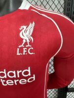 Camisa Liverpool Home Versão Jogador 2025/2026 Manga Longa Vermelha Adidas - Imagem 3