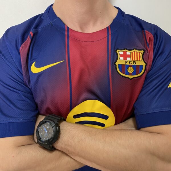 Camisa Barcelona Home Versão Torcedor 2025/2026 - Nike - Azul Grená - Imagem 5