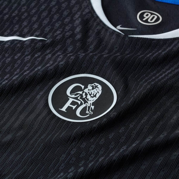 Camisa Chelsea Third Versão Jogador 2025/26 Edição Total 90 Preta Nike - Imagem 4